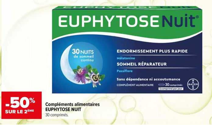 compléments alimentaires euphytose nuit
