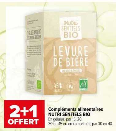 compléments alimentaires nutri sentiels bio