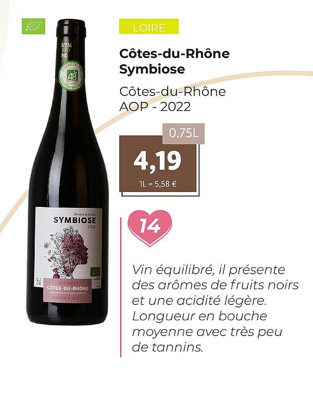 côtes-du-rhône symbiose