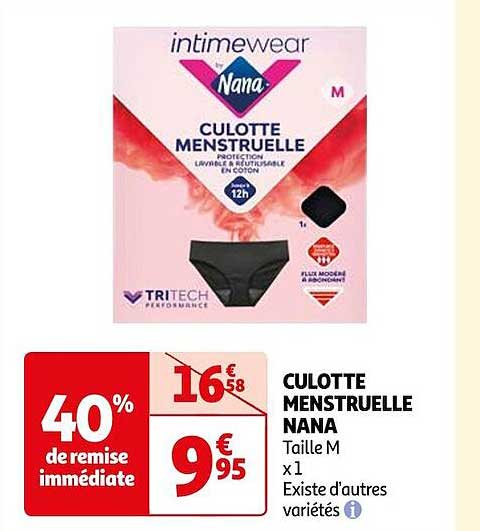 culotte menstruelle nana