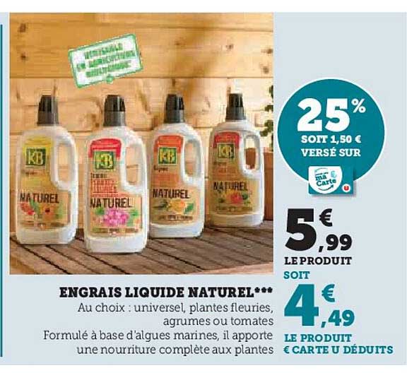 Engrais Liquide Naturel
