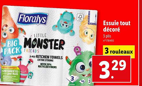 Essuie Tout Décoré