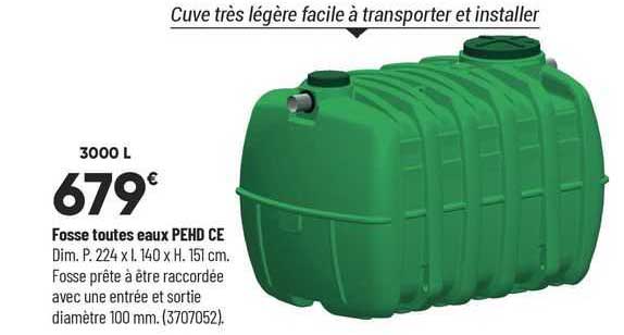 fosse toutes eaux pehd ce
