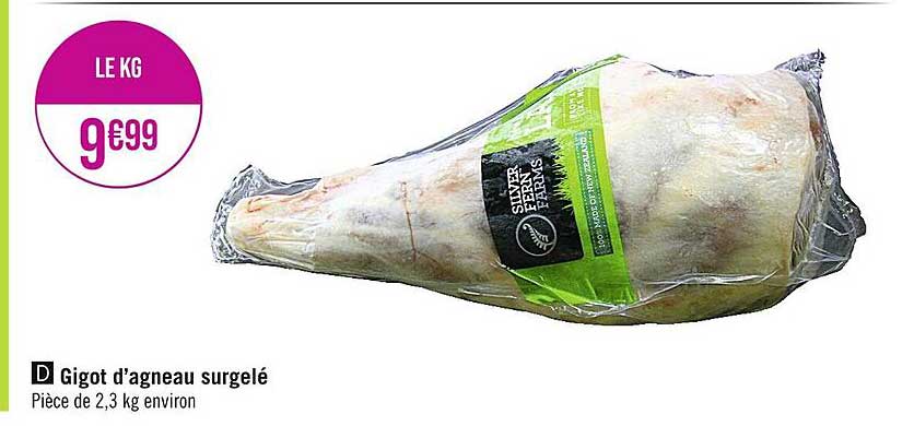 gigot d'agneau surgelé