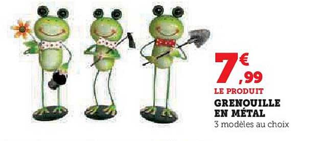 Grenouille En Métal