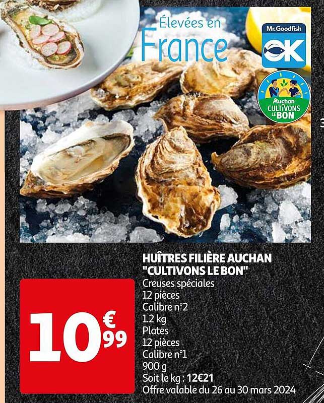 huîtres filière auchan "cultivons le bon"