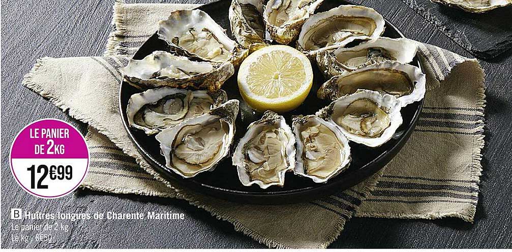 Huîtres Longues De Charente Maritime
