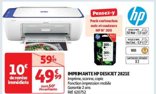 Imprimante Hp Deskjet 2821e