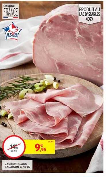 jambon blanc salaison gineys
