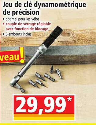 jeu de clé dynamométrique de précision