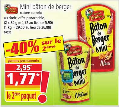 Justin Bridou Mini Bâton De Berger