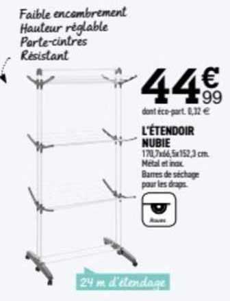 L'étendoir Nubie