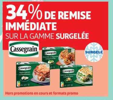 La Gamme Surgelée Cassegrain