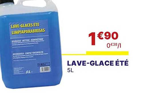 lave-glacé été