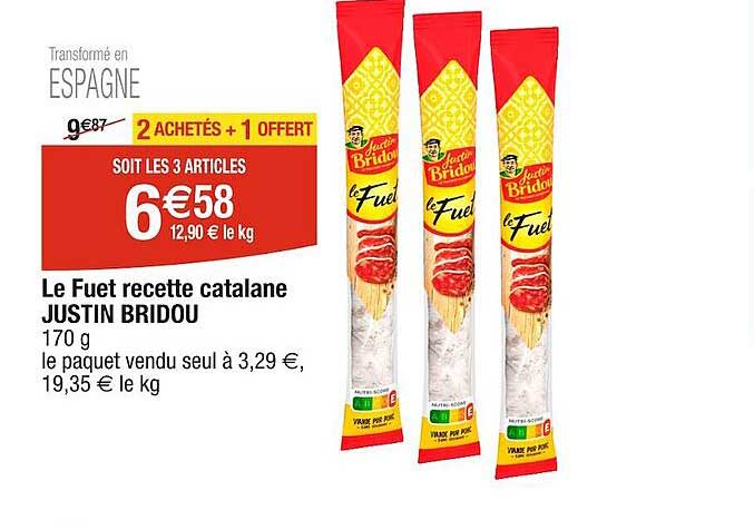 le fuet recette catalane justin bridou