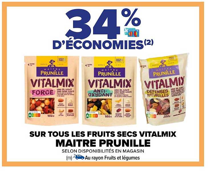 les fruits secs vitalmix maitre prunille