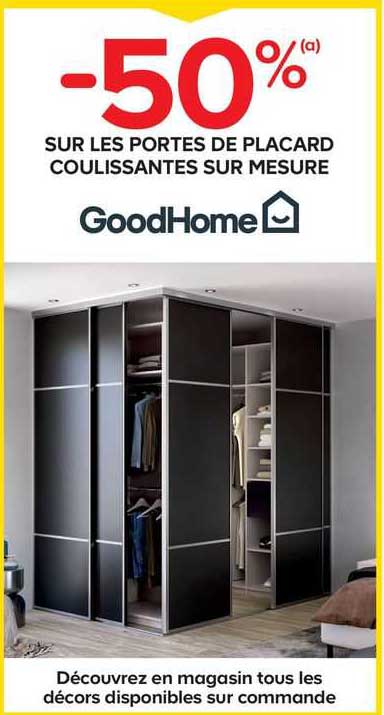 les portes de placard coulissantes sur mesure goodhome