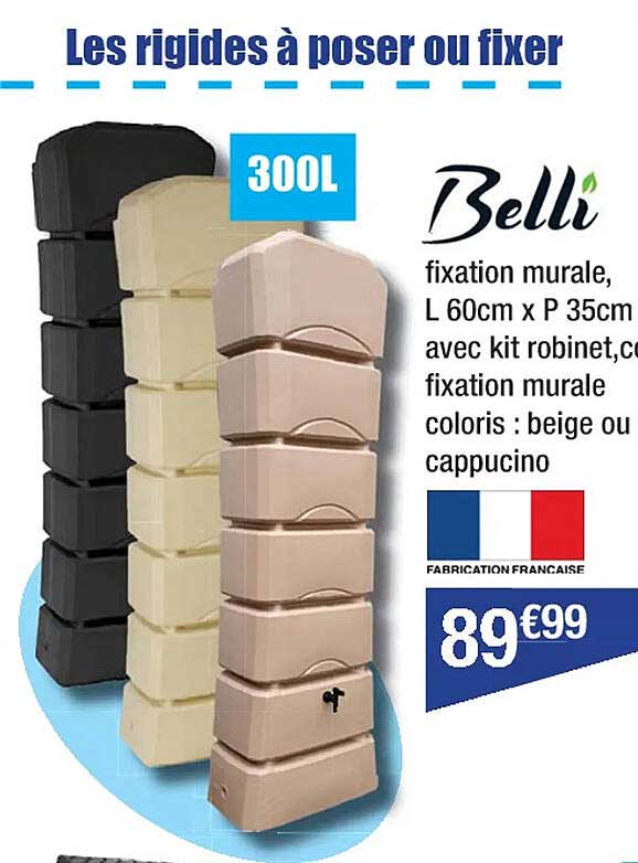 les rigides à poser ou fixer belli