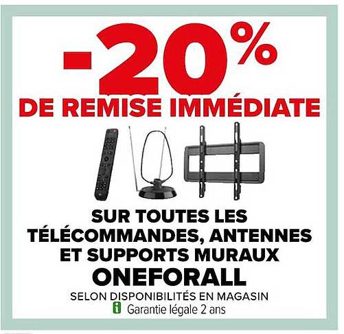 Les Télécommandes, Antennes Et Supports Muraux Oneforall