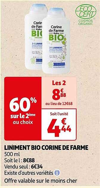 liniment bio corine de farme