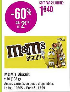 M&m's Biscuit
