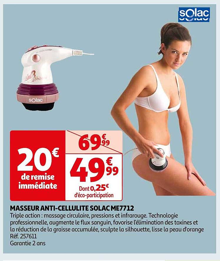 masseur anti-cellulite solac me7712
