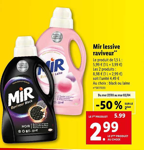 mir lessive raviveur