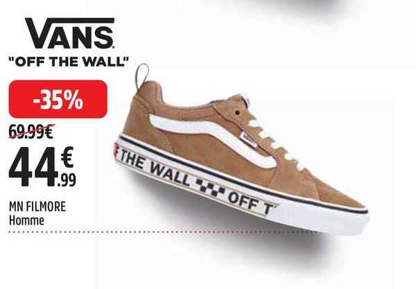 mn filmore homme vans "off the wall"
