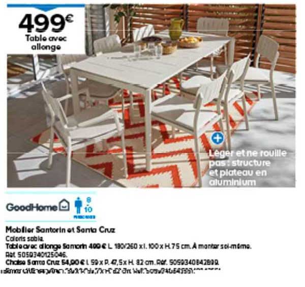 mobilier santarin et santa cruz goodhome