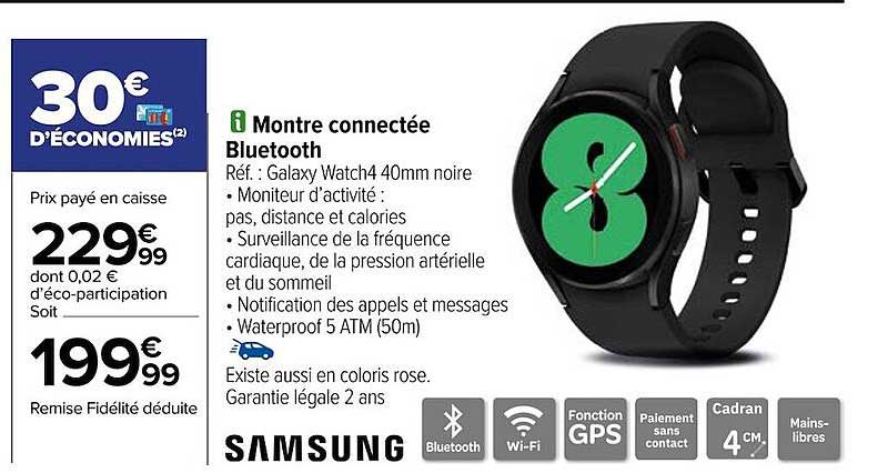 Montre Connectée Bluetooth Samsung
