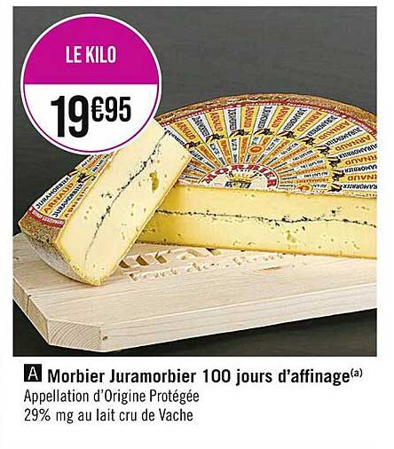 morbier juramorbier 100 jours d'affinage