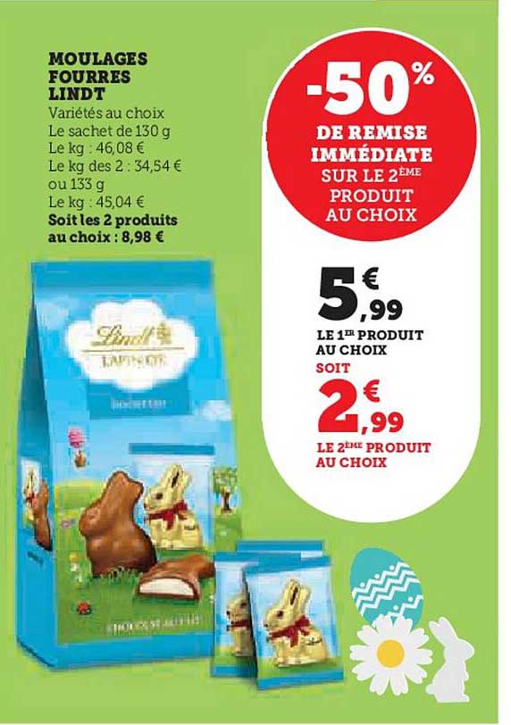Moulages Fourres Lindt