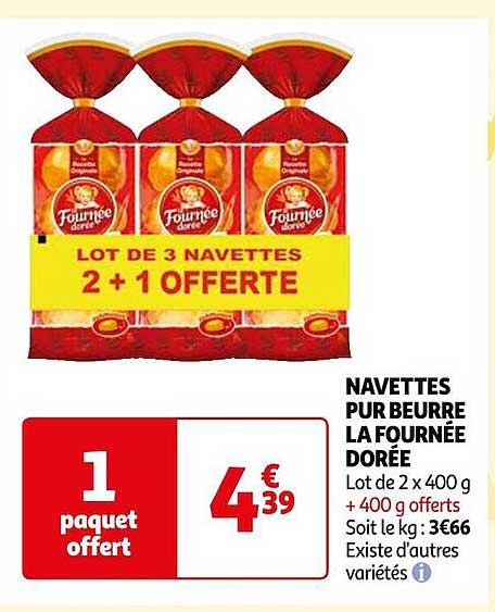 navettes pur beurre la fournée dorée