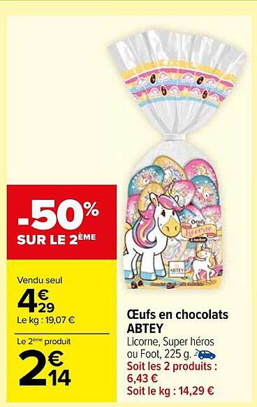 œufs en chocolats abtey