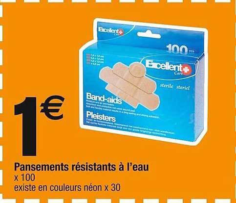 pansements résistants à l'eau