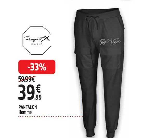 pantalon homme project paris