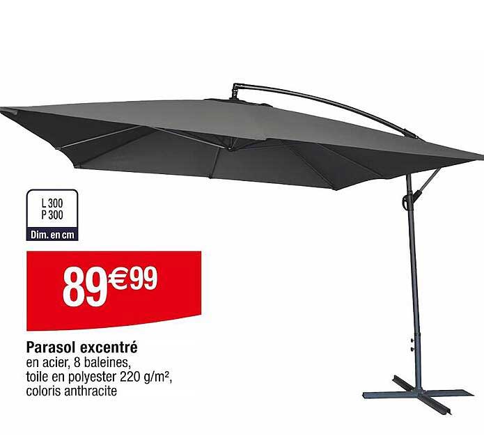 parasol excentré