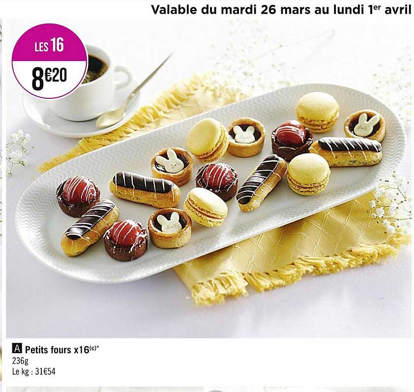 Petits Fours X 16