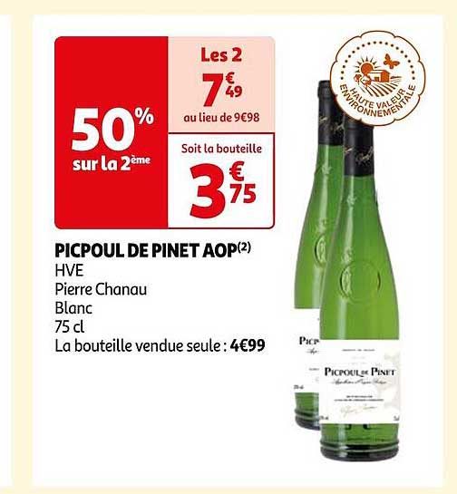 picpoul de pinet aop hve pierre chanau blanc
