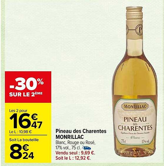 pineau des charentes monrillac