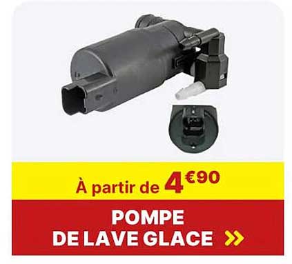 pompe de lave glace