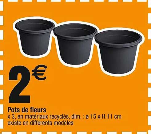 pots de fleurs