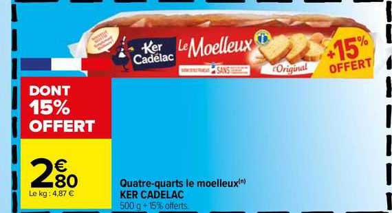quatre-quarts le moelleux ker cadelac