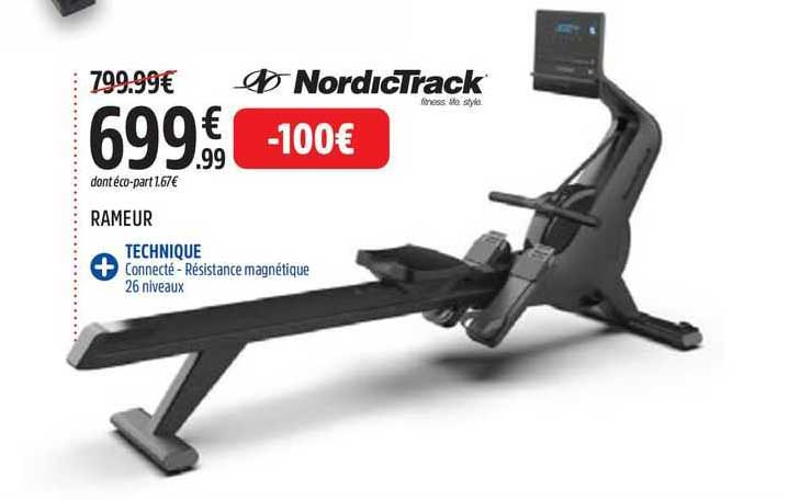 rameur nordicTrack