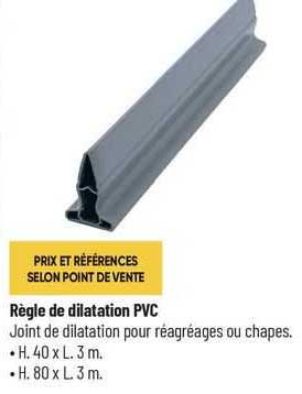 règle de dilatation pvc