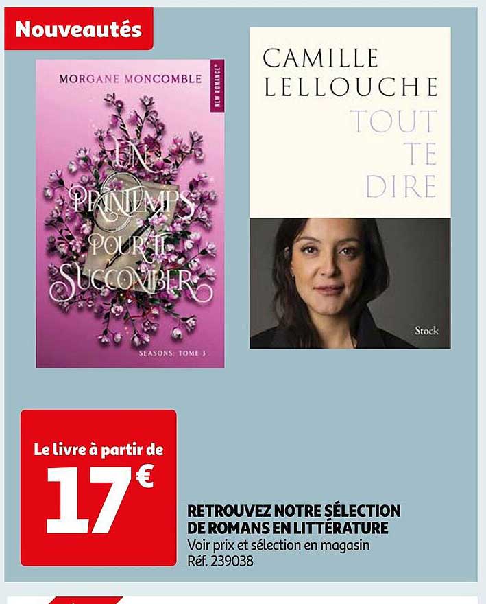 retrouvez notre sélection de romans en littérature