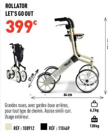 rollator let's go out