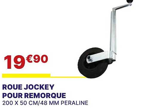 roue jockey pour remorque peraline