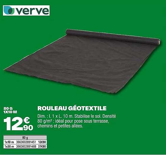Rouleau Géotextile
