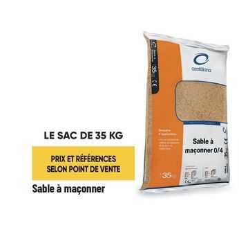 sable à maçonner